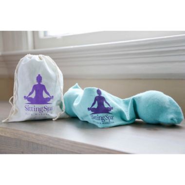 SittingSpa Portable Back Massager in Teal. View a larger version of this product image.