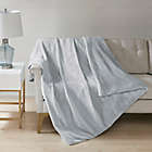 Alternate image 4 for Sleep Philosophy 18-lb. Plush Weighted Blanket in Grey