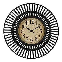 La Crosse™ Covington 20-Inch Wall Clock in Black
