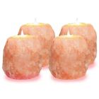 Alternate image 0 for Himalayan Glow Salt Candle Holders (Set of 4)