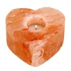 Alternate image 0 for Himalayan Glow Salt Heart Candle Holder