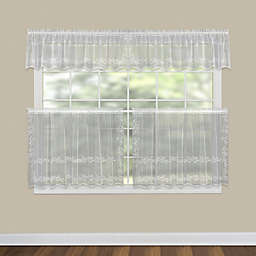 Heritage Lace® Sheer Divine Kitchen Curtain Tiers and Valance