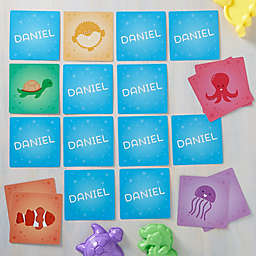 Sea Creatures Personalized Memory Game