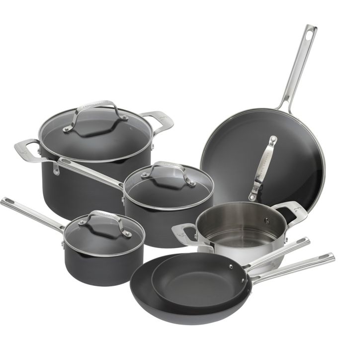 Emeril Essential Hard Anodized 11 Piece Cookware Set In
