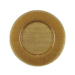 Villeroy and Boch Glass Charger Plate in Gold
