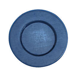 Villeroy and Boch Glass Charger Plate in Deep Blue
