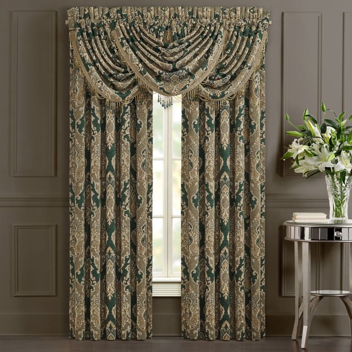 J Queen New York Emerald Isle 84 Inch Rod Pocket Window Curtain