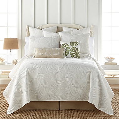 Levtex Home Palmira King Quilt in Ivory. View a larger version of this product image.