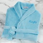 Alternate image 1 for Classic Embroidered Short Fleece Robe