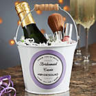 Alternate image 1 for Wedding Party Favor Personalized Mini Metal Bucket