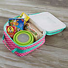 Alternate image 1 for Pink Polka Dot Embroidered Lunch Box