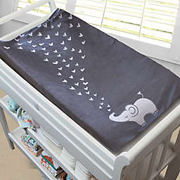 Boppy® Elephant Kisses Changing Pad Cover in Grey