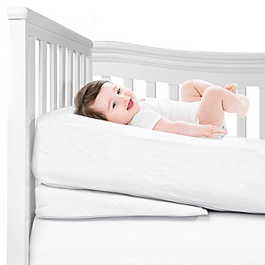 Baby Delight&reg; Comfy Rise Deluxe Crib Wedge in White. View a larger version of this product image.