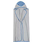 Alternate image 0 for Just Born&reg; Shark Hooded Towel in Grey/Blue