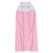 Just Born&reg; Kitten Hooded Towel in Pink/White