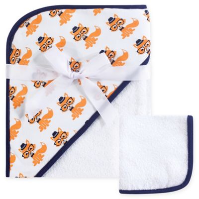 fox baby towel