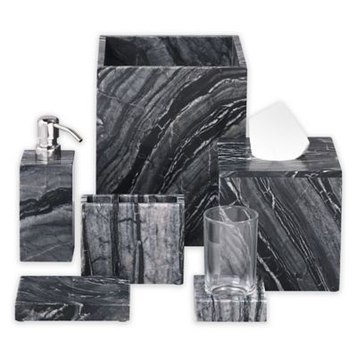 Pantera Marble Bath Accessory Collection Bed Bath Beyond