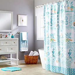 South Seas Shower Curtain in Teal