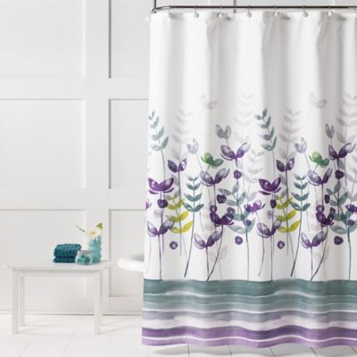 multicolor shower curtain