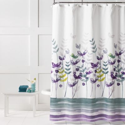 multicolor shower curtain