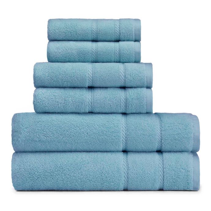 Nautica® 6-Piece Belle Haven Bath Towel Set | Bed Bath ...