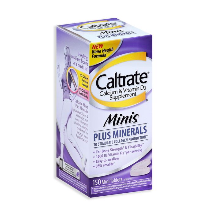 Caltrate 150 Count Calcium And Vitamin D3 Minis Plus