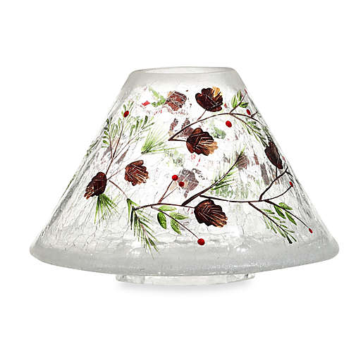 Yankee Candle Red Berries Crackle Glass Candle Tray