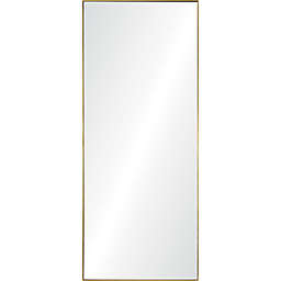 Crosland  30-Inch x 72-Inch Rectangle Framed Wall Mirror in Gold Leaf