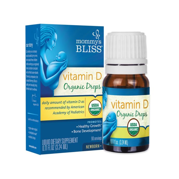 Mommys Bliss 11 Fl Oz Baby Vitamin D Organic Drops