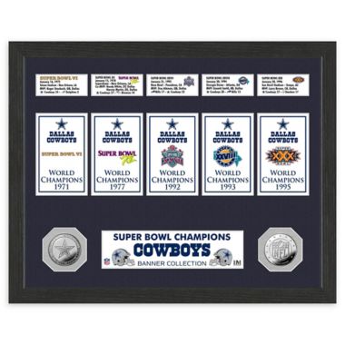 Highland Mint Dallas Cowboys 5x Championship Ring Pin Set