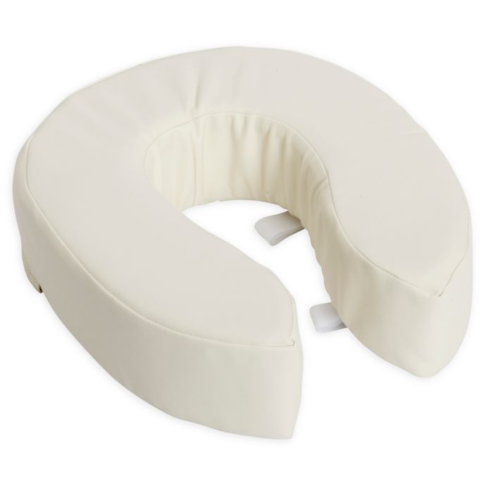 Cushion Elevated Toilet Seat in White | Bed Bath & Beyond