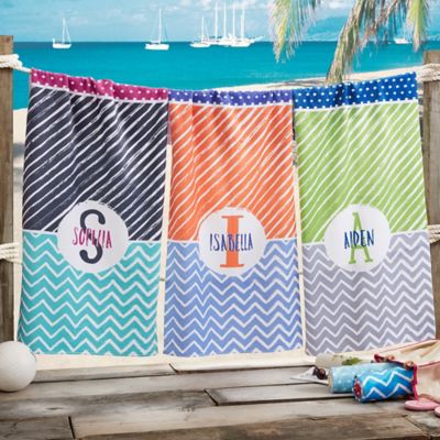 oversized beach towels personalized