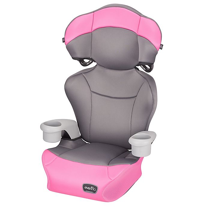 Kid Highback Booster Car Seat, Evenflo Car Seat Pink