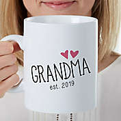 Grandparent Established Personalized 30 Oz Coffee Mug