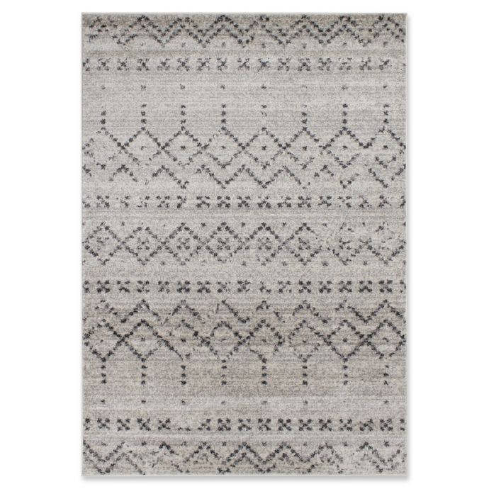 Novelle Home Tribal Area Rug in Grey Bed Bath and Beyond Canada