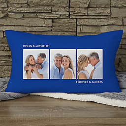Picture Perfect Personalized Lumbar 3-Photo Pillow