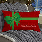 Alternate image 0 for Christmas Present Personalized Lumbar Throw Pillow