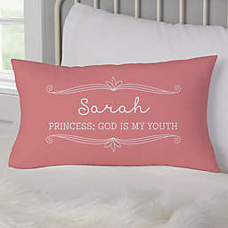 Her Name Means Personalized Lumbar Throw Pillow