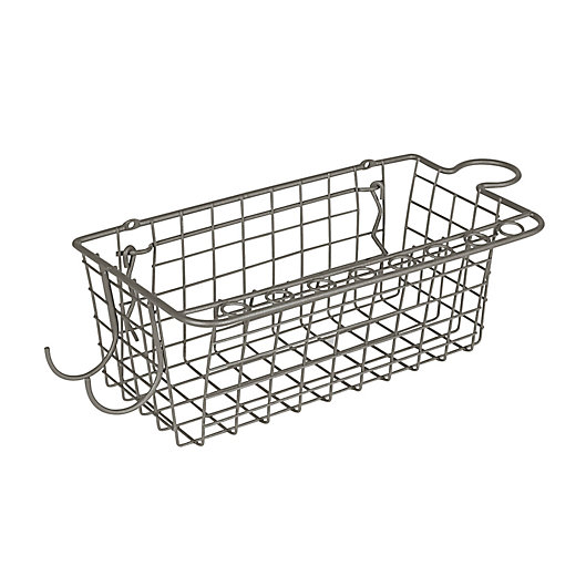 Alternate image 1 for Spectrum™ Pegboard Wire Basket and Tool Holder in Grey