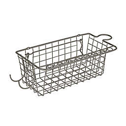 Spectrum™ Pegboard Wire Basket and Tool Holder in Grey