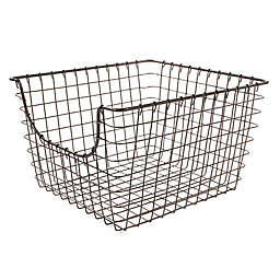 Spectrum™ Medium Metal Scoop Basket in Grey