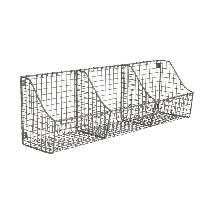 wall mount wire storage baskets