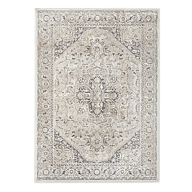 Bee &amp; Willow&trade; Mayfair Medallion 5&#39; x 7&#39; Area Rug in Grey. View a larger version of this product image.