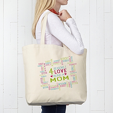 Reasons Why Personalized Canvas Tote. View a larger version of this product image.