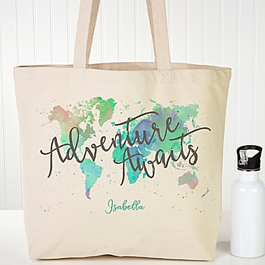 The Journey Personalized Canvas Tote. View a larger version of this product image.
