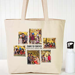 Six Photo Personalized Canvas Tote
