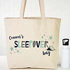 Alternate image 0 for Boys Sleepover Personalized Tote Bag