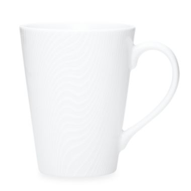 Noritake&reg; White on White Dune Mug. View a larger version of this product image.