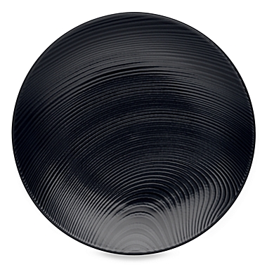 Noritake&reg; Black on Black Dune Salad Plate. View a larger version of this product image.