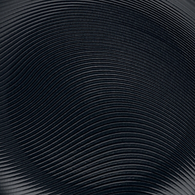 Noritake&reg; Black on Black Dune Round Appetizer Plates (Set of 4). View a larger version of this product image.